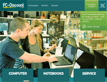 Tablet Screenshot of pc-discount.de